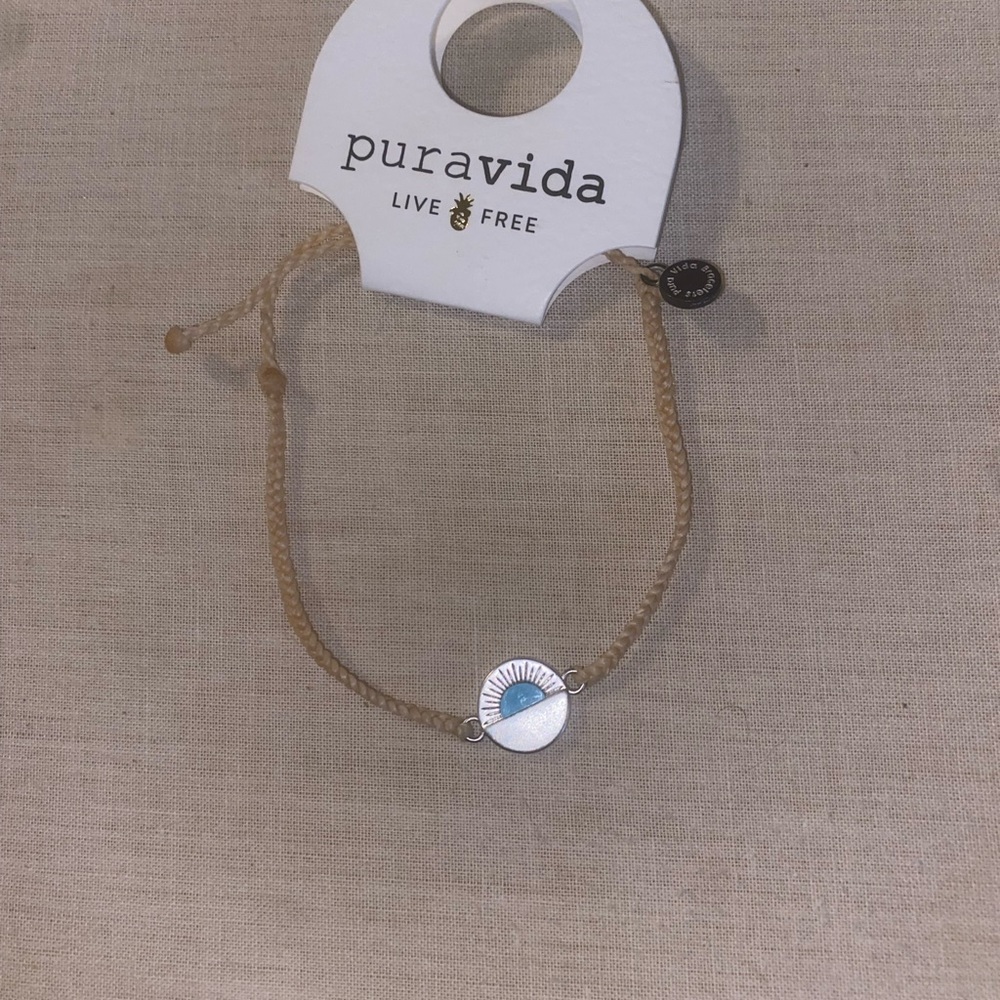 UNISEX - NEW - VIDA PURA GEMSTONE SUNSET CHARM BRACELET.. Comes with a free gift - Picture 10 of 14